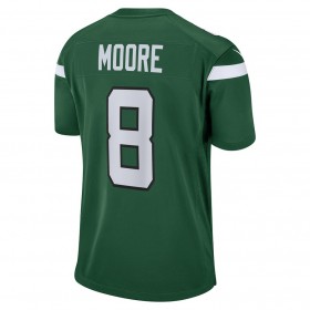 Maillot New York Jets Elijah Moore 8 Nike Vert 2021 NFL Draft  - Homme